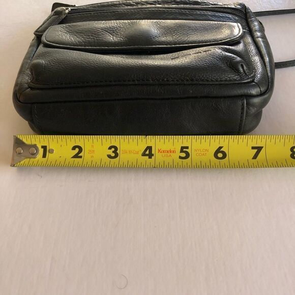 FOSSIL Black Leather Mini Shoulder Bag - Picture 8 of 13